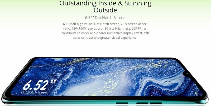 Tecno Spark 6 Go Dot Notch Display