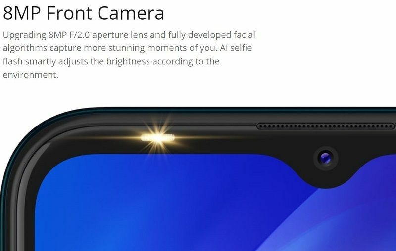 Tecno spark 6 Go 8MP selfie camera