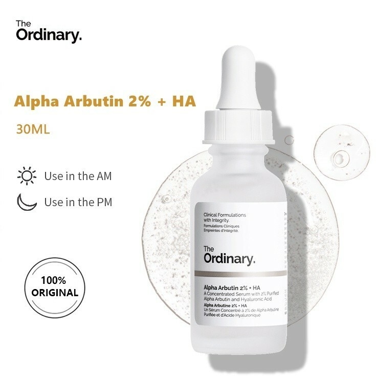Face Serum Skin Care for Brightening Water-based Serum Improve Pigmentation Ingredient Alpha Arbutin 2% + HA Serum the Ordinary