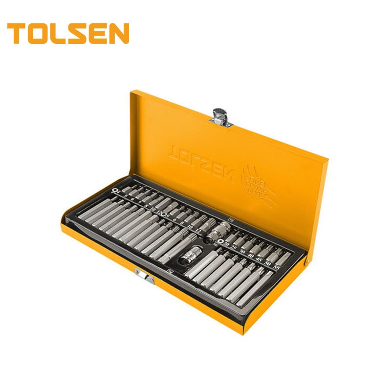 TOLSEN 20385 40pcs Magnetic Precision Tools  Screwdriver Bit Set