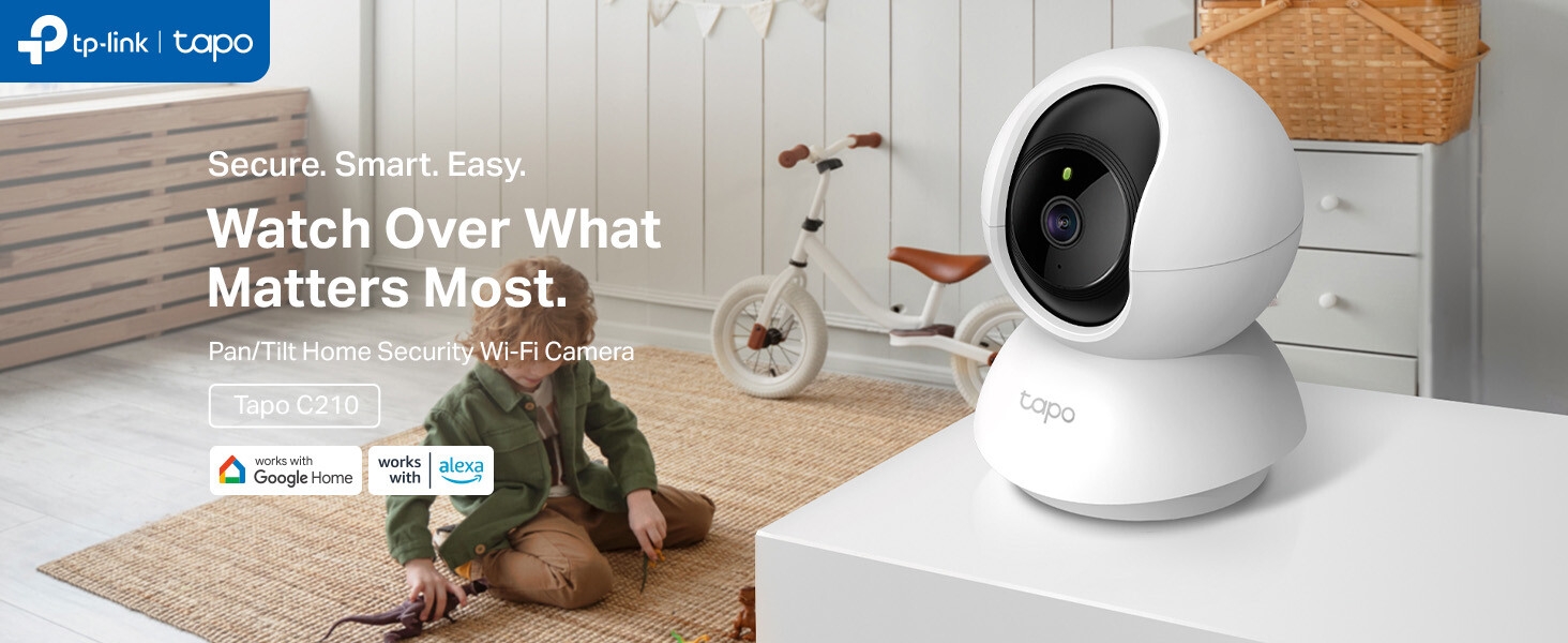 Tapo C210 Pan/Tilt Home Security Wi-Fi Camera