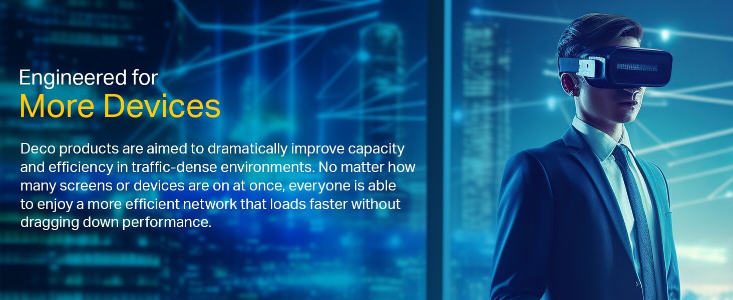 Deco M4(3Pack) AC1200 Whole Home Mesh Wi-Fi System