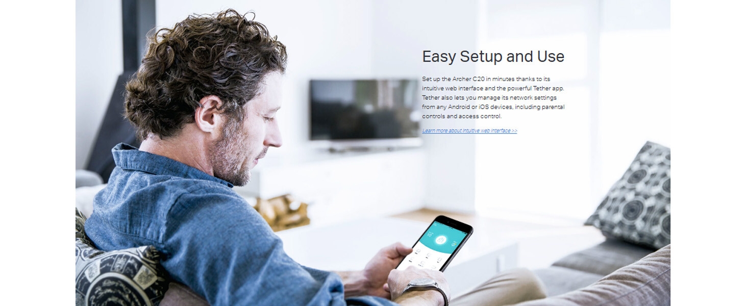 Archer C20 AC750 Wireless Dual Band Router