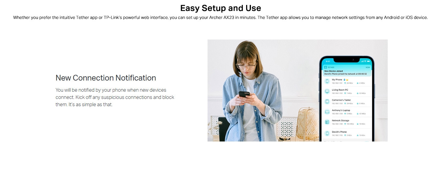 Archer AX23 AX1800 Dual-Band Wi-Fi 6 Router