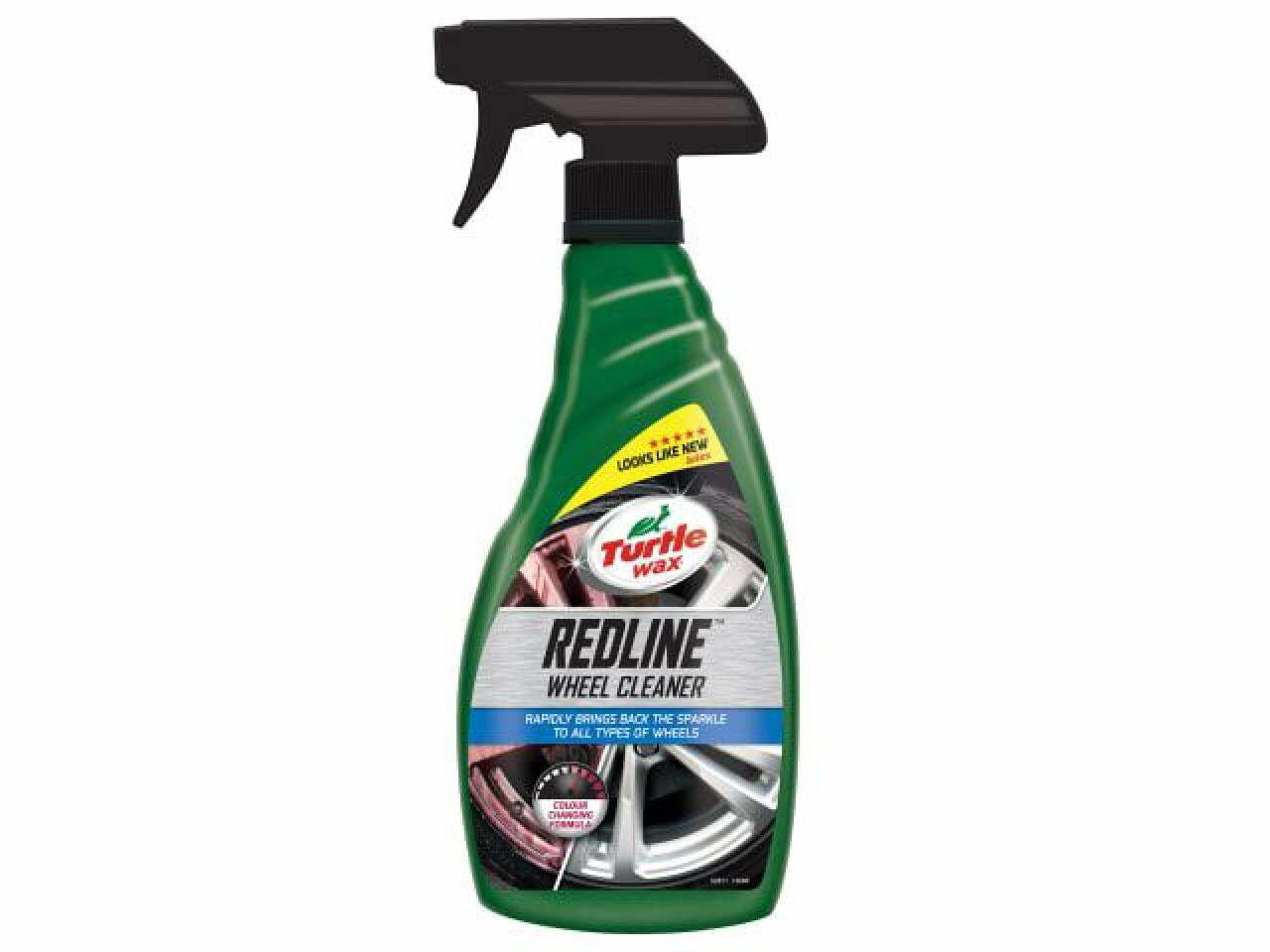 Turtle Wax Redline Wheel Cleaner 500ml - PH Neutral Liquid Spray ...