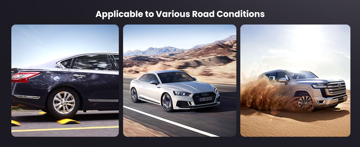 applicable to various road condition