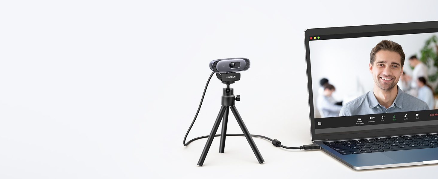 webcam with tripod