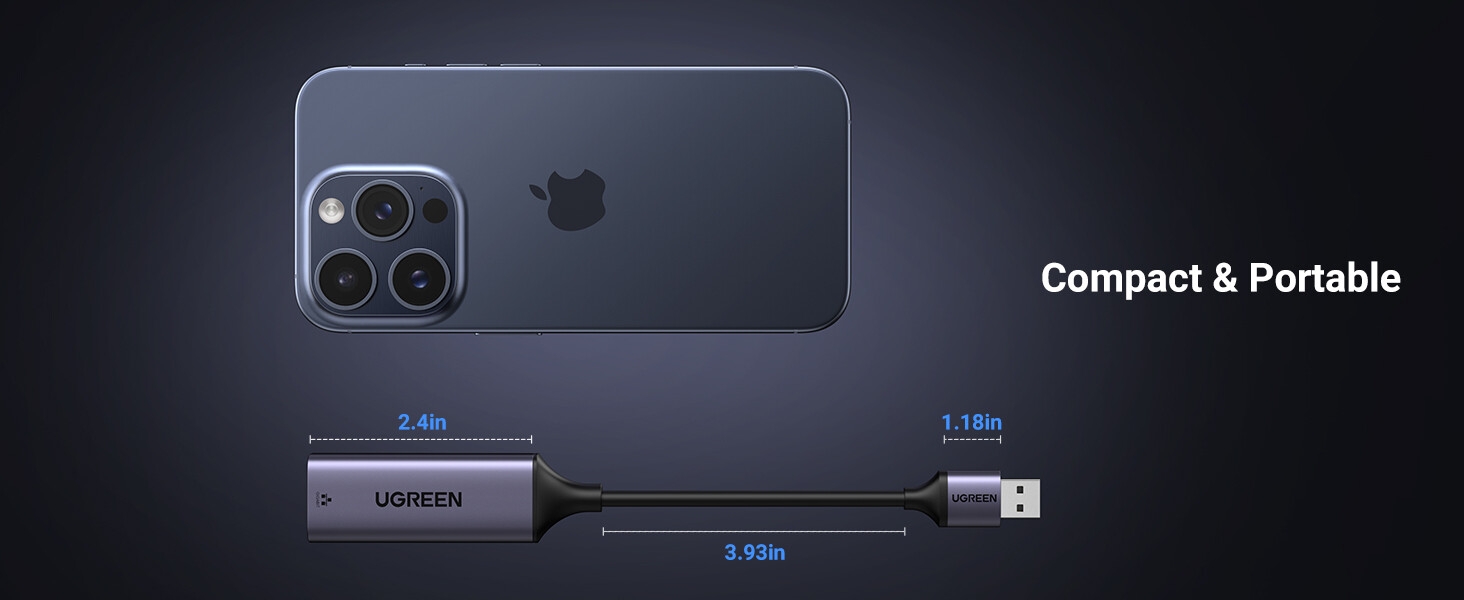 UGREEN USB 3.0 to Ethernet Adapter Gigabit Network Adapter