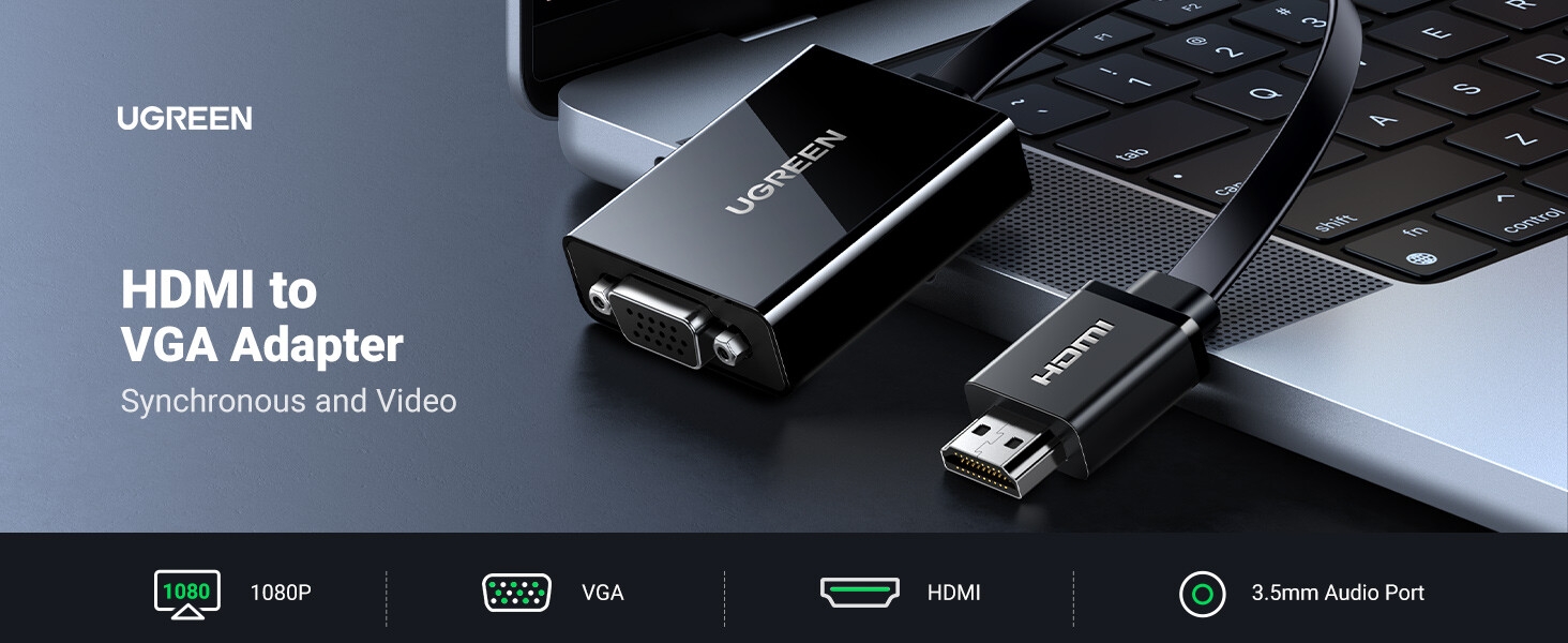 Active HDMI to VGA Adapter