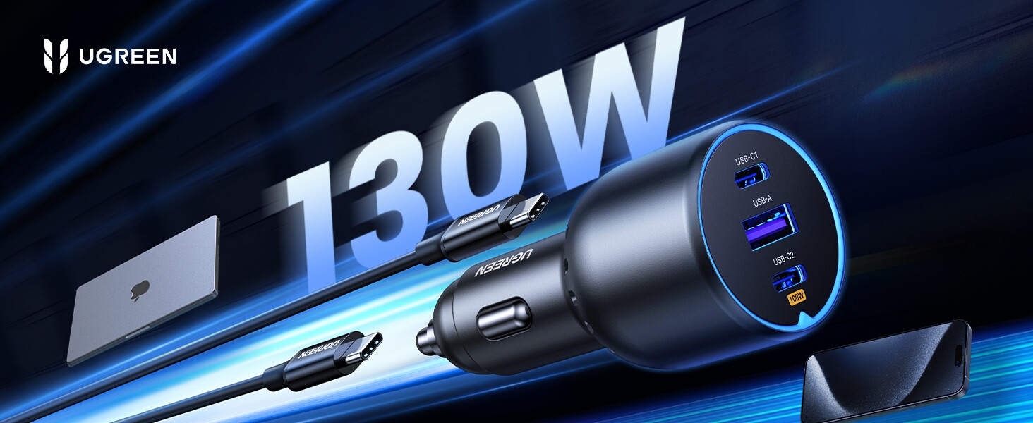 130W Car Charger 