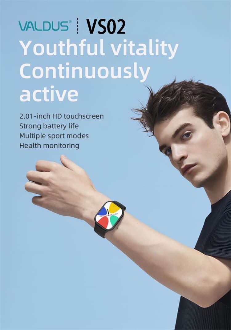 VS02 Smartwatch 2.01 Inches HD Touchscreen Professional Sports Guidance Support DIY Watch Face-Shenzhen Shengye Technology Co.,Ltd