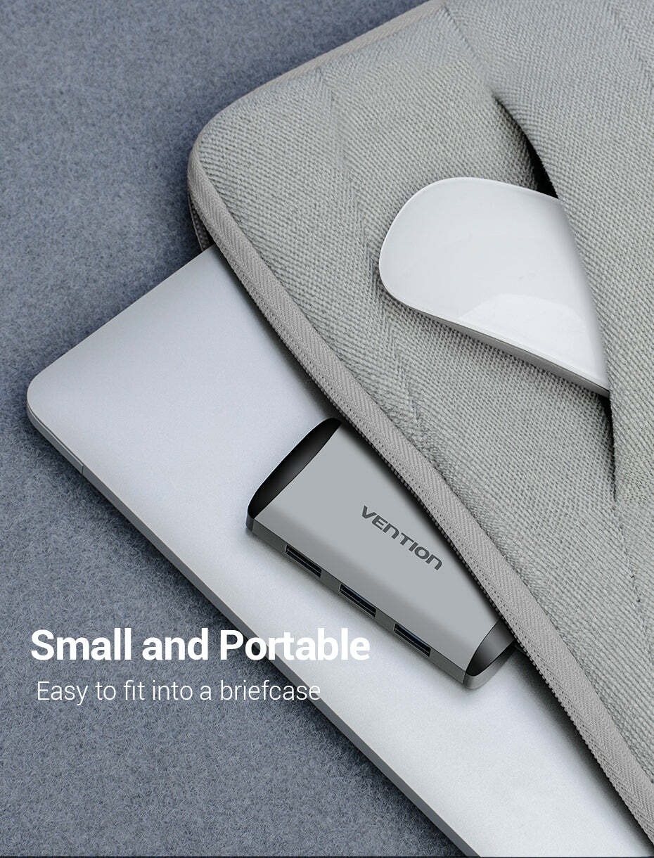 Small and Portable Easy to fit into a briefcase