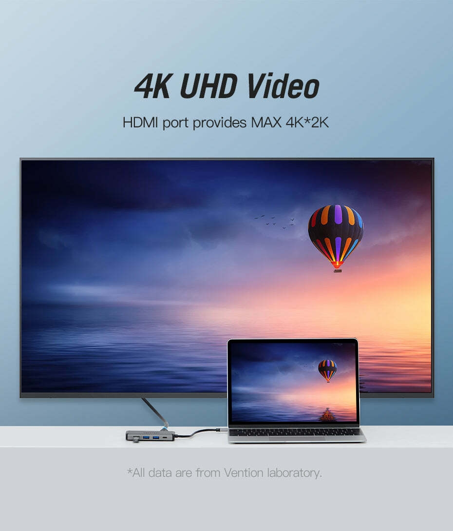 4K UHD Video  HDMI port provides MAX 4K*2K