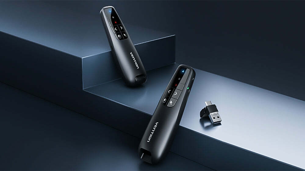 Essential Meeting Must-Have: Wireless PPT Laser Presenter