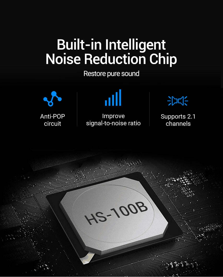 Built-in Intelligent Noise Reduction Chip