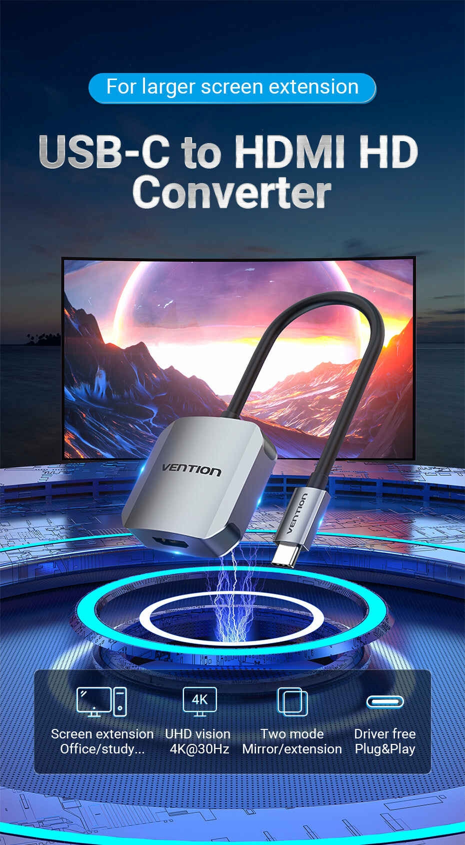 USB-C to HDMI HD Converter