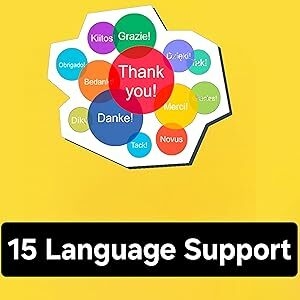 15 language support