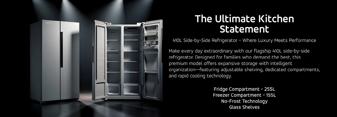 Vision Frige Vision Plus 220L Double Door Fridge (2YRS WRTY) @ Best
