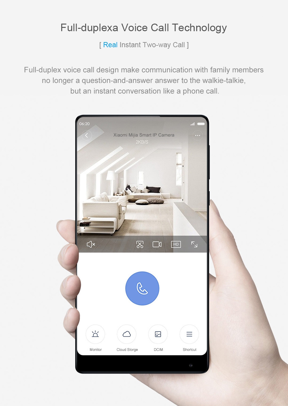Original Xiaomi Mijia AI Smart Home 130° 1080P HD Intelligent Security WIFI IP Camera Movement Detection Monitor
