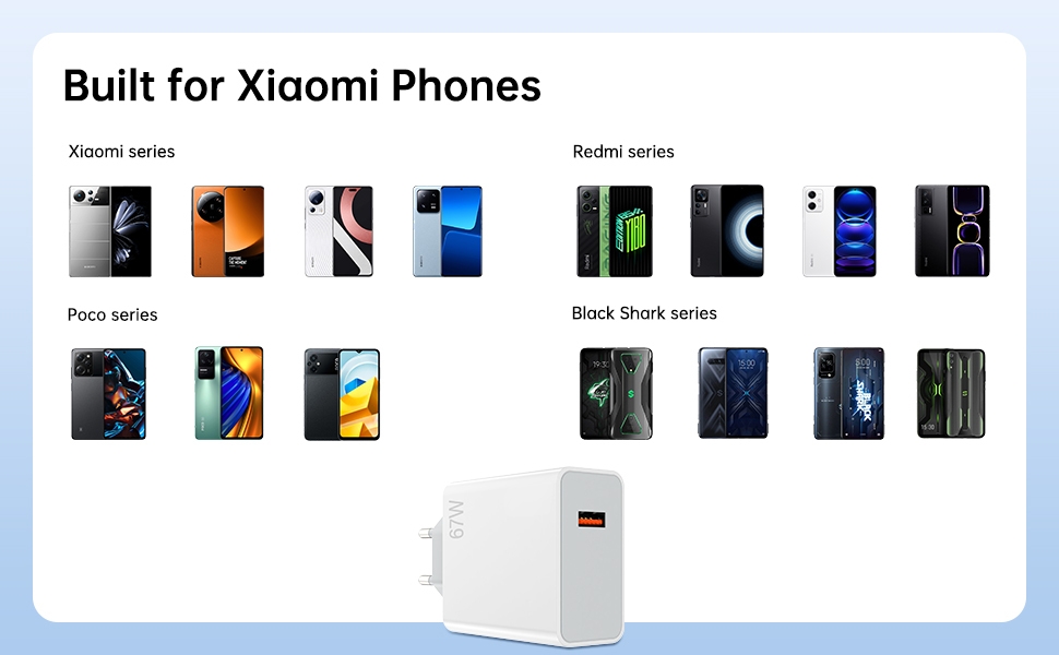 xiaomi 67w charger Europe