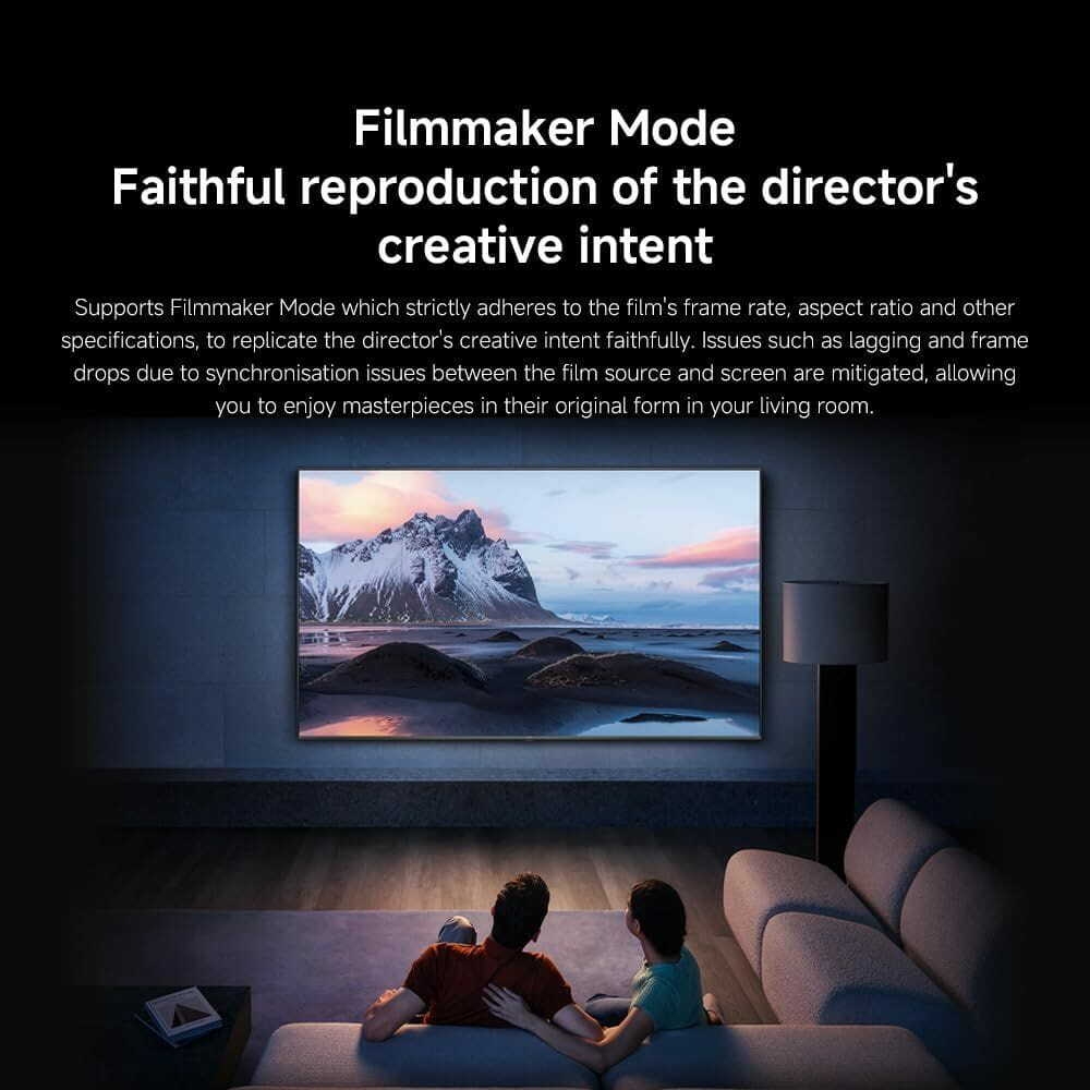  MAXME Series QLED 4K Ultra HD Smart AI Google TV Features Summary - FilmMaker Mode