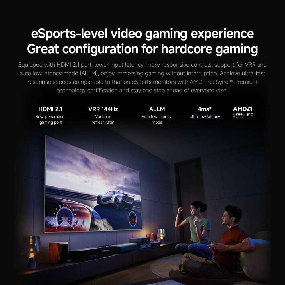  MAXME Series QLED 4K Ultra HD Smart AI Google TV Features Summary - Gaming Experience