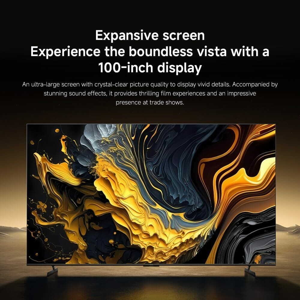  MAXME Series QLED 4K Ultra HD Smart AI Google TV Features Summary - 100''