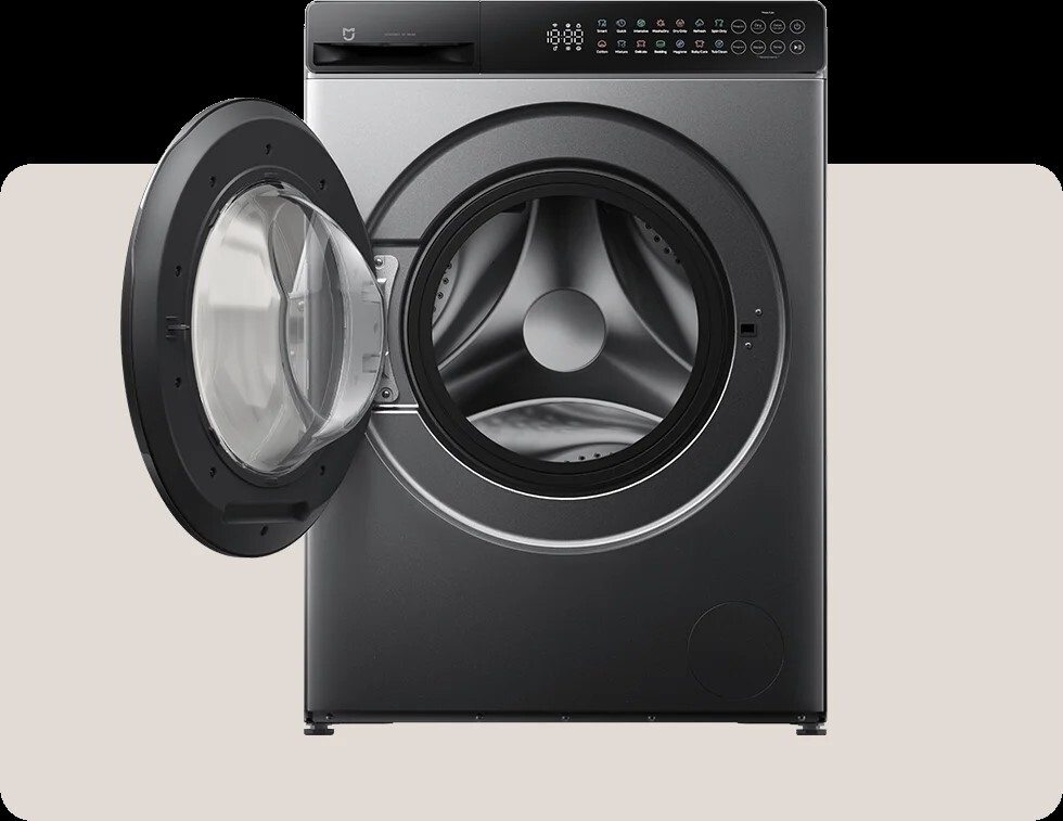 XIAOMI Front Load Washer Dryer 10.5kg Wash and 7kg Dry, Direct Drive (DD) Inverter Motor, 525 mm Extra-Large Inner Drum, 1200 RPM Max Spin Speed, 1800W–2200W for Washing, 1400W–1800W for Drying