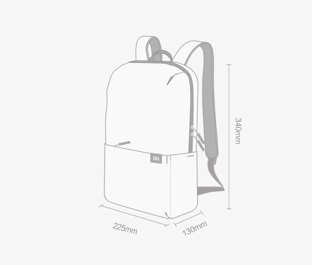 Original Xiaomi 10L Backpack Bag Women Men Sports Bag Level 4 Water Repellent Travel Camping Backbag