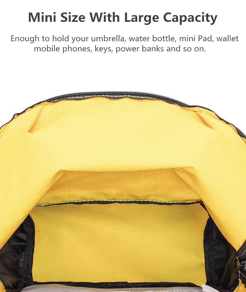 Original Xiaomi 10L Backpack Bag Women Men Sports Bag Level 4 Water Repellent Travel Camping Backbag
