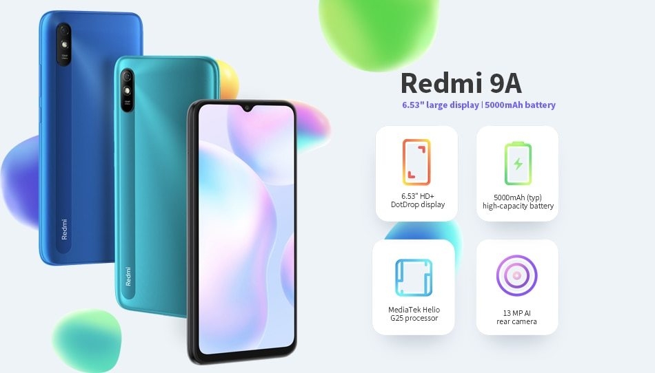 Xiaomi Redmi 9a 653 2gb Ram32gb 5000mah Dual Sim 4g Lte Sky 4809