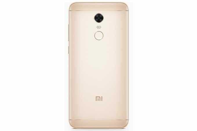 Back of the Xiaomi Redmi 5 Plus Mobile Handset