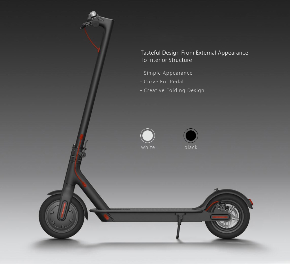 Xiaomi M365 Folding Electric Scooter Ultralight Skateboard with E - ABS Kinetic Energy Recovery System Cruise Control Function Intelligent BMS