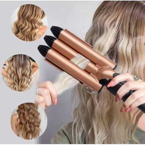 New arrival hair curler with tripple barrel iron