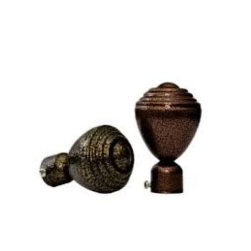 Metal powdered finials