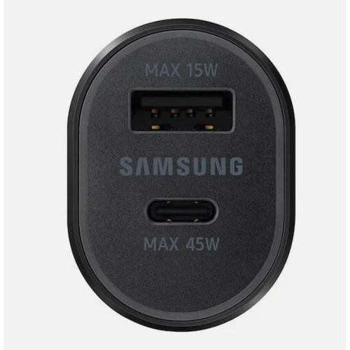 Super Fast Charging 2.0 Dual Port Car Charger – 45W USB-C + 15W USB-A, Fast Charge Adapter for Galaxy S24, S23, S22, Note, Z Fold, Tablets & More