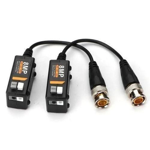 2 pairs HD 8MP BNC Video Balun Connector Support HD AHD CVI