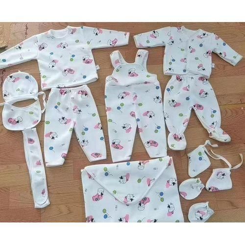Newborn baby girl receiving set 11pc starter set