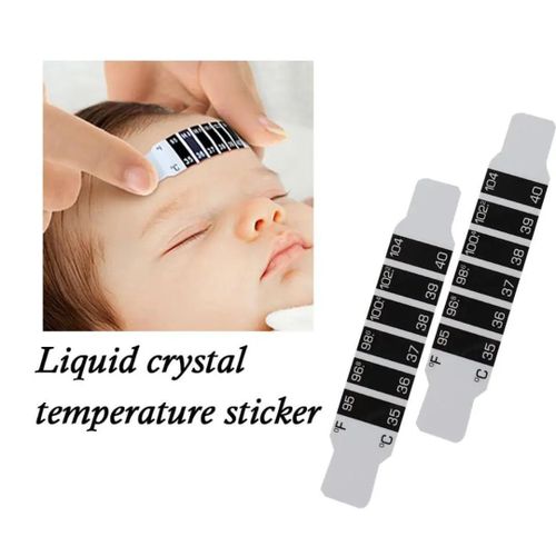 Forehead Strip Thermometer – Fever Temperature Test Sticker for Babies, Kids & Adults