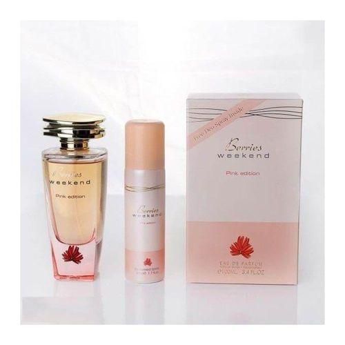 Fragrance World Berris Weekend Pink Edition + Free Deo inside