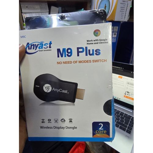 AnyCast M9 Plus Wireless HDMI Screen Mirroring Dongle Full HD 1080p for Smartphones Tablets Laptops TV Projector Monitors