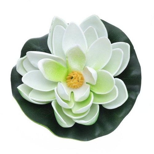 Artificial Plant Lotus Decoration For Aquarium EVA Plastic W