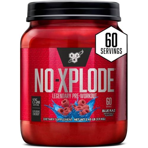 N.O.-XPLODE Legendary Pre-Workout Explosive Energy Formula – High-Intensity Strength, Focus, Endurance & Pump Booster with Creatine, Beta-Alanine, Caffeine & Amino Support for Powe