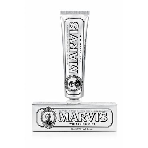 Marvis Whitening Mint Toothpaste 85ml – Luxury Italian Whitening Toothpaste for Fresh Breath & Brighter Teeth