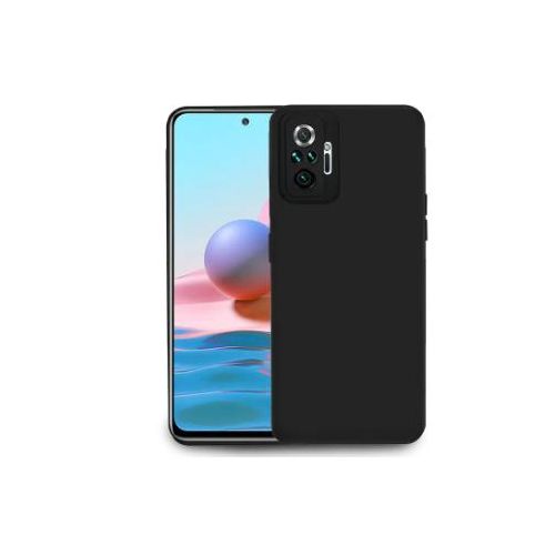 Soft Silicone Back Cover for Redmi Note 10 Pro – Protective, Shockproof, Ultra-Thin, Anti-Scratch, Anti-Fingerprint – Black