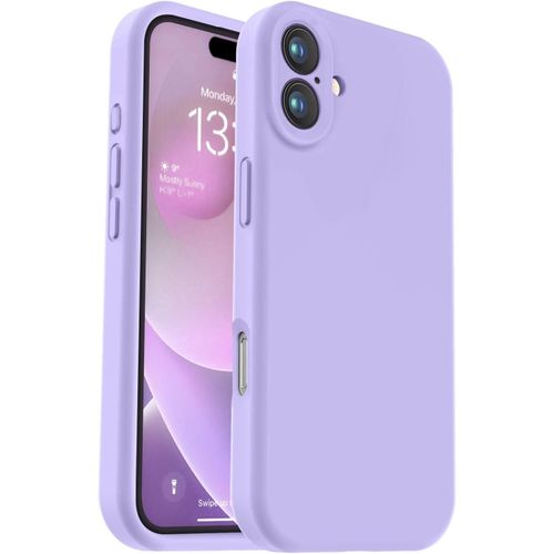 Soft Silicone Slim Fit Cover Anti-Scratch Shockproof Case for Apple iPhone 17 - Purple