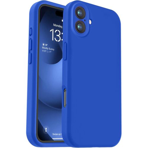 Soft Silicone Slim Fit Cover Anti-Scratch Shockproof Case for Apple iPhone 17 - Blue