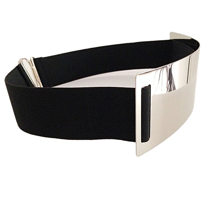 Generic Elastic Silver Stretch Waist Belt - Silver @ Best Price Online ...