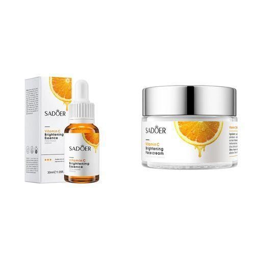 Vitamin C Brightening Serum + Vitamin C Face Cream
