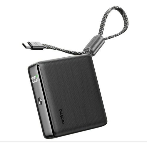 Pocket-Sized Power Bank 20000mAh 30W Fast Charge PowerNova L21 OPB-7203C with Built-in Type-C Cable Smart Display
